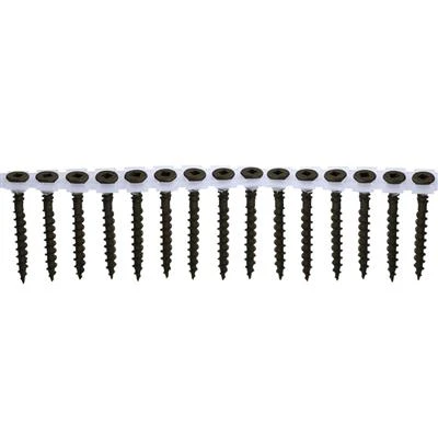 Outlet ???? DuraDrive #8 X 1-5/8 In. Brown Ruspert ???? Coated Flat Head Square Drive Coarse Thread Collated Exterior Wood Screws (1,000-Pail) ???? 6 Outlet ???? DuraDrive #8 X 1-5/8 In. Brown Ruspert ???? Coated Flat Head Square Drive Coarse Thread Collated Exterior Wood Screws (1,000-Pail) ???? - Image 4