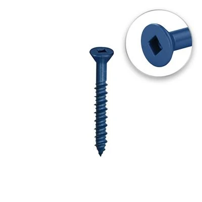 Discount ⭐ DuraDrive 1/4 In. X 3-1/4 In. Blue Ruspert ???? Coated Flat Head Square Drive Concrete Screw (100-Pack) ???? 4 Discount ⭐ DuraDrive 1/4 In. X 3-1/4 In. Blue Ruspert ???? Coated Flat Head Square Drive Concrete Screw (100-Pack) ???? - Image 2