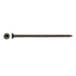 Best Sale ???? DuraDrive #10 X 5 In. Low Root Brown Zinc ???? Coated Flat Head Square Drive Decking Screws (1,000-Pack) ????