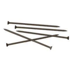 Alternative view of Best Sale ???? DuraDrive #10 X 5 In. Low Root Brown Zinc ???? Coated Flat Head Square Drive Decking Screws (1,000-Pack) ????