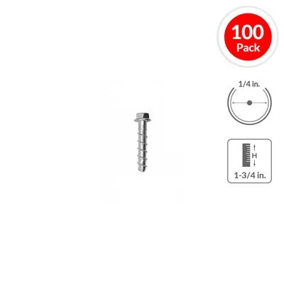 Discount ???? DEWALT PFM1411020 1/4 In. X 1-3/4 In. Screw-Bolt+ High Performance Screw Anchor (100-Pack) ???? 3 Discount ???? DEWALT PFM1411020 1/4 In. X 1-3/4 In. Screw-Bolt+ High Performance Screw Anchor (100-Pack) ????