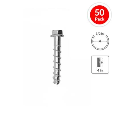 Top 10 ???? DEWALT PFM1411420 1/2 In. X 4 In. Screw-Bolt+ High Performance Screw Anchor (50-Pack) ???? 3 Top 10 ???? DEWALT PFM1411420 1/2 In. X 4 In. Screw-Bolt+ High Performance Screw Anchor (50-Pack) ????