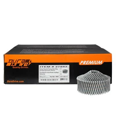 Discount ???? DuraDrive 1-3/4 In. X 0.083 Duradized Galvanized Ring Shank Conical Top Coil Framing Nails (9,020-Box) ???? 4 Discount ???? DuraDrive 1-3/4 In. X 0.083 Duradized Galvanized Ring Shank Conical Top Coil Framing Nails (9,020-Box) ???? - Image 2