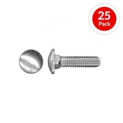 Best reviews of 🎉 H Paulin 1/2 In. X 6 In. Zinc 🧥 Coated Carriage Bolts (25-Box) 😀