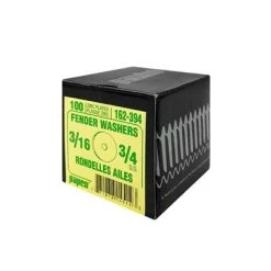 Deals โค๏ธ Paulin 162-394 3/16 In. Zinc Plated Fender Washer (100-Pack) โ๏ธ